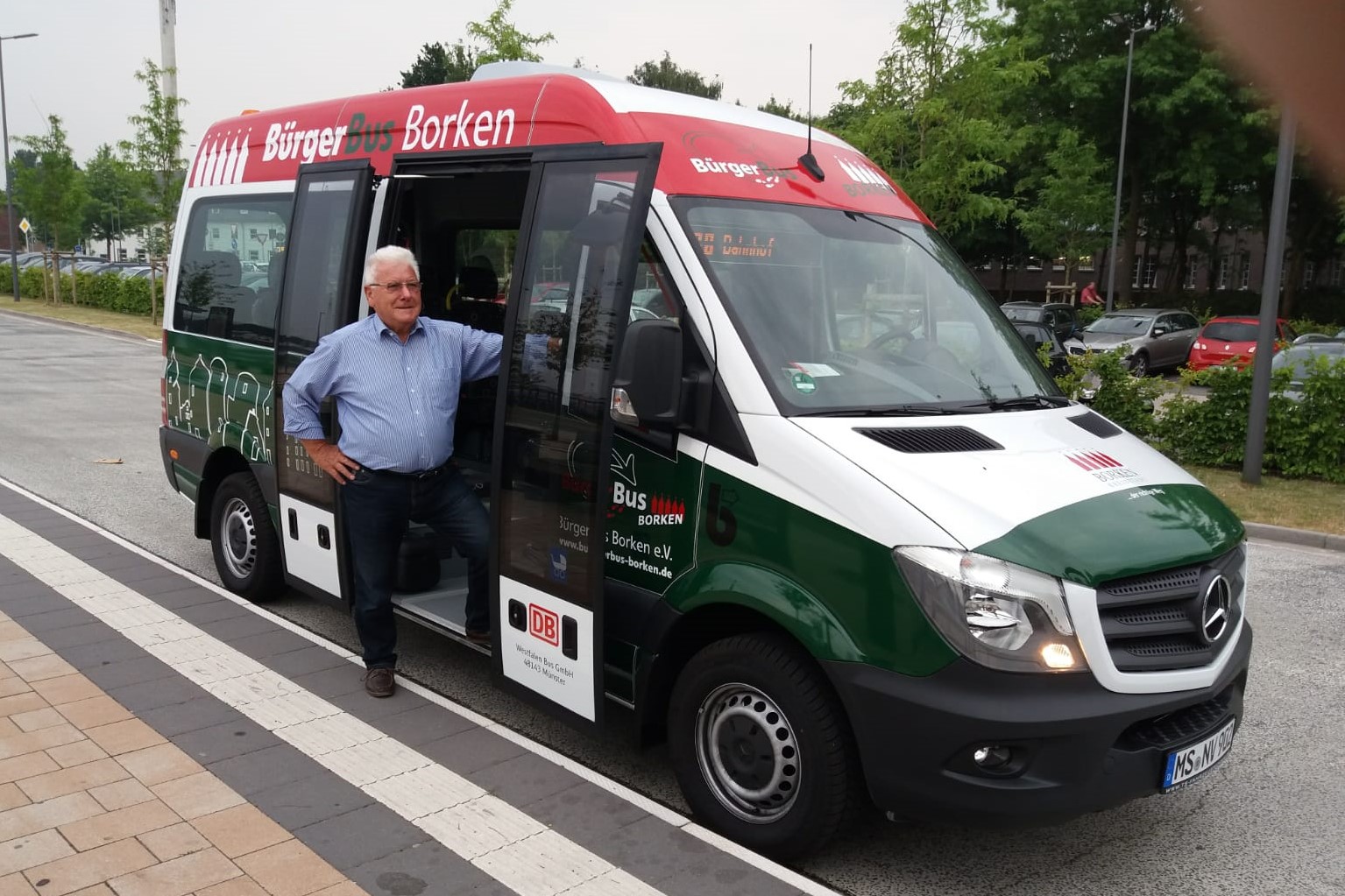 Jungfernfahrt Bürgerbus Borken